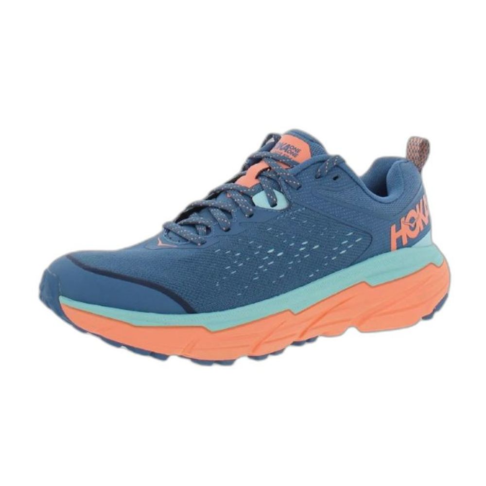 Hoka One One Women's Challenger 6 ATR Shoes Sneakers *Real Teal/Cantaloupe